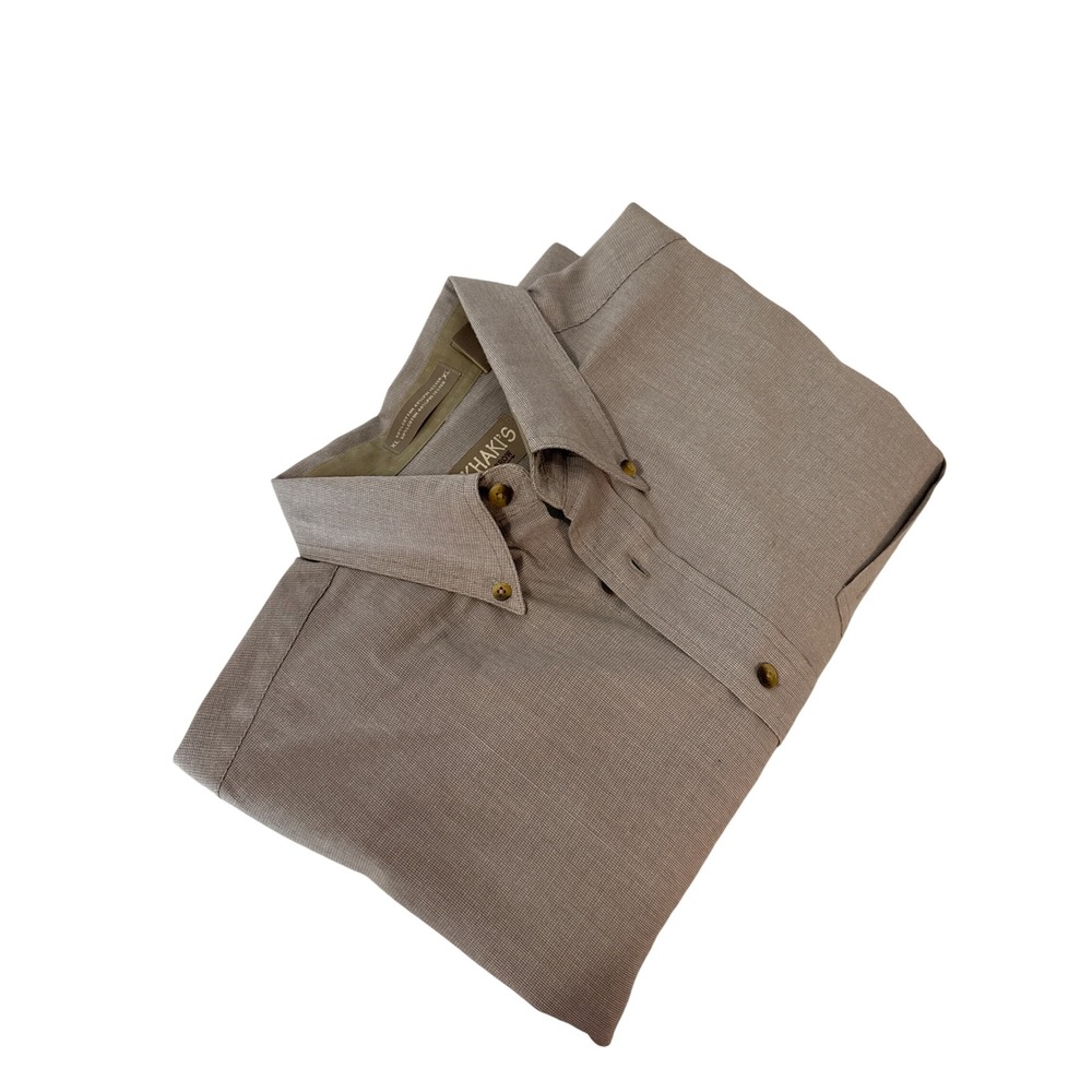 Khakis by Arrow Mens XL Long Sleeve Button Down Shirt Casual‎ Office